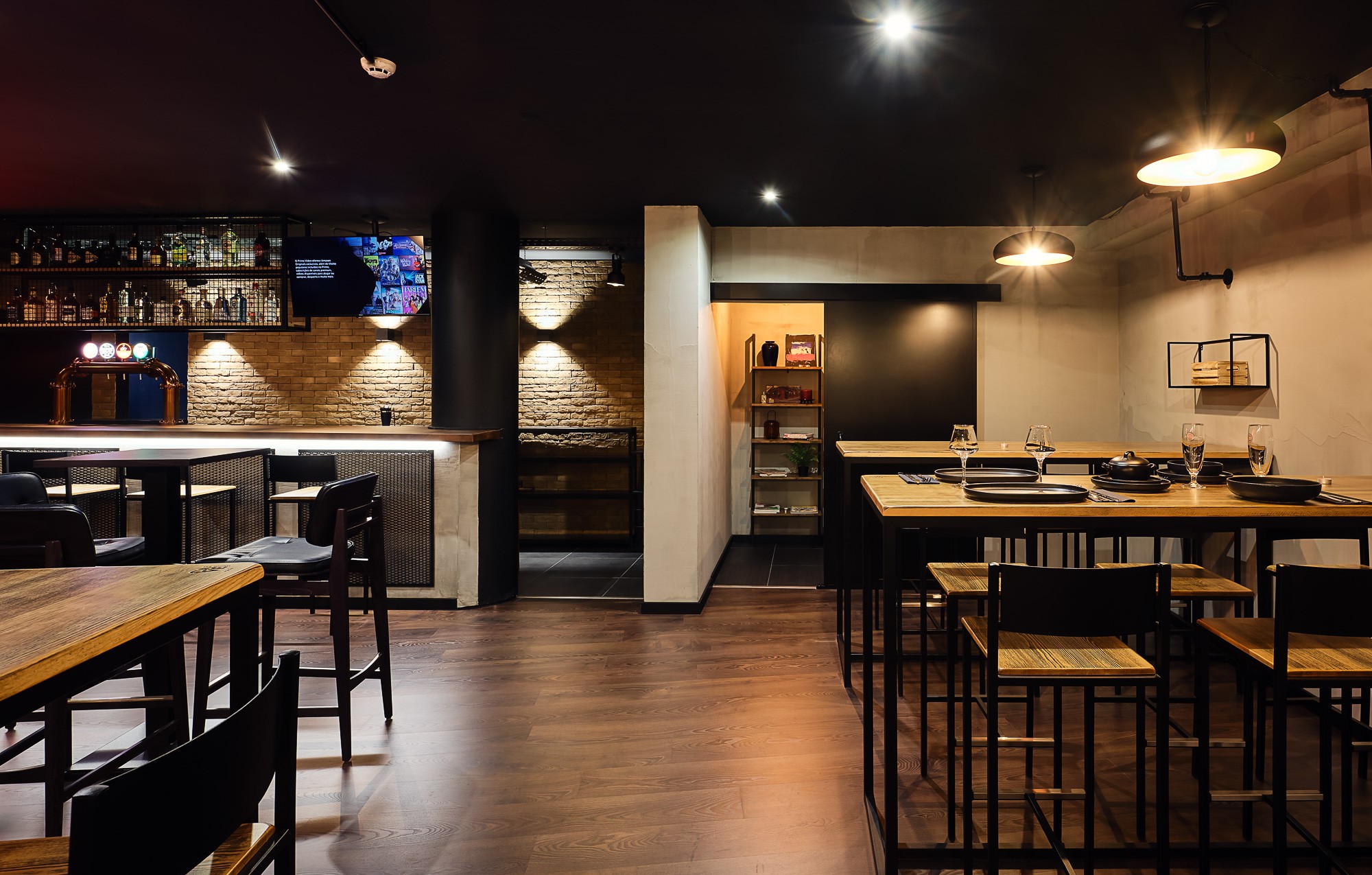 The secluded CAVE Lounge atmosphere